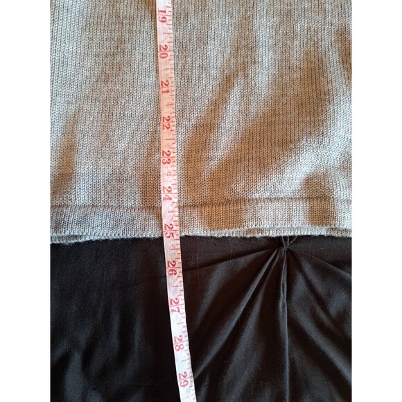 Smartwool Isto Sport Heather Grey with Blue Accent Mock Neck Sweater Size Large - Picture 9 of 13
